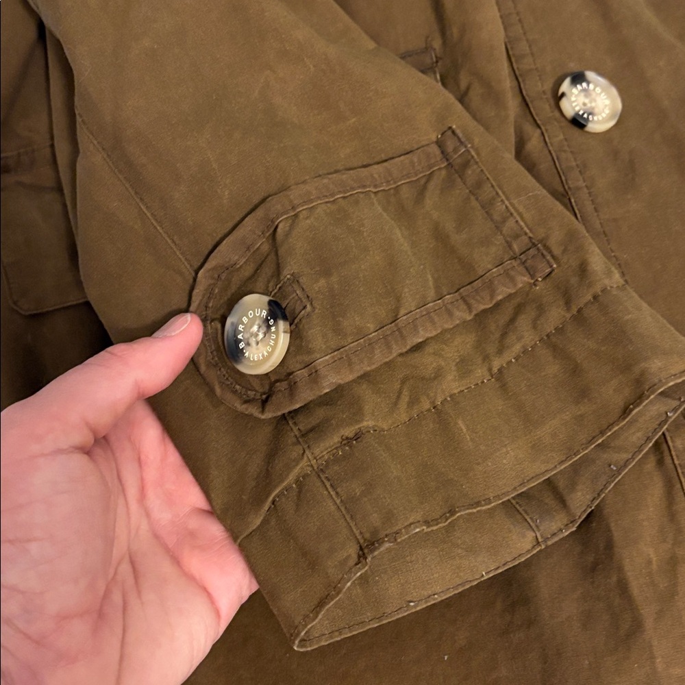 Barbour x Alexa Chung Waxed Coat - Picture 15 of 15